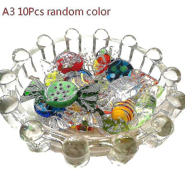 10 stk Vintage Glass Sweets Bryllupsfest Candy Julepynt Gave-hao