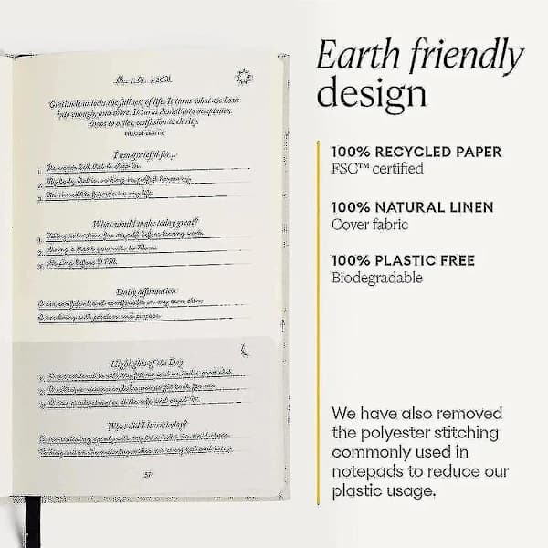 Intelligent endring: The Five Minute Journal - Daglig for lykke, mindfulness og refleksjon - Udateret livsplanlegger