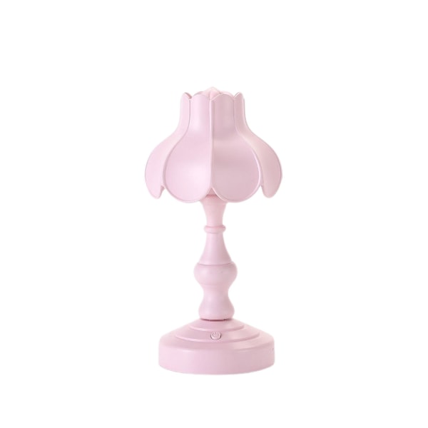 Liten skrivebordslampe Lotus skrivebordslampe USB oppladbar dimbar N
