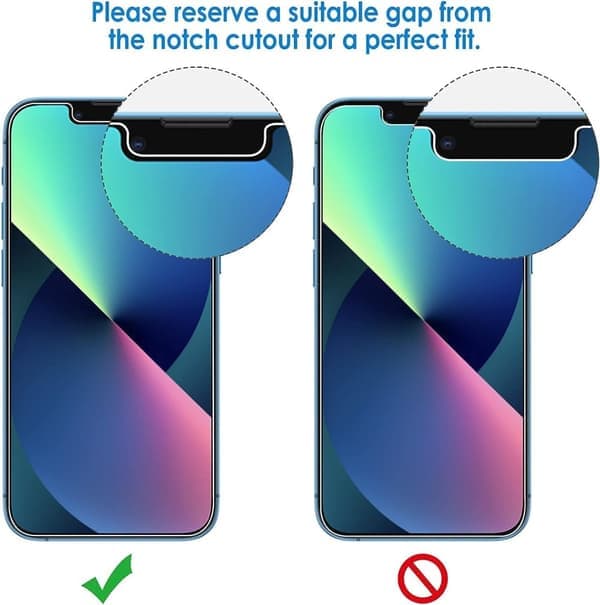 Näytönsuoja iPhone 13/13 Pro karkaistu lasi 3 kpl