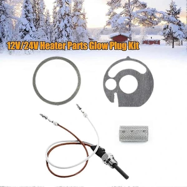 12V Glödstift Keramisk Stift + Packningar För Eberspacher HydronD4WS, 5WZ, D5WS