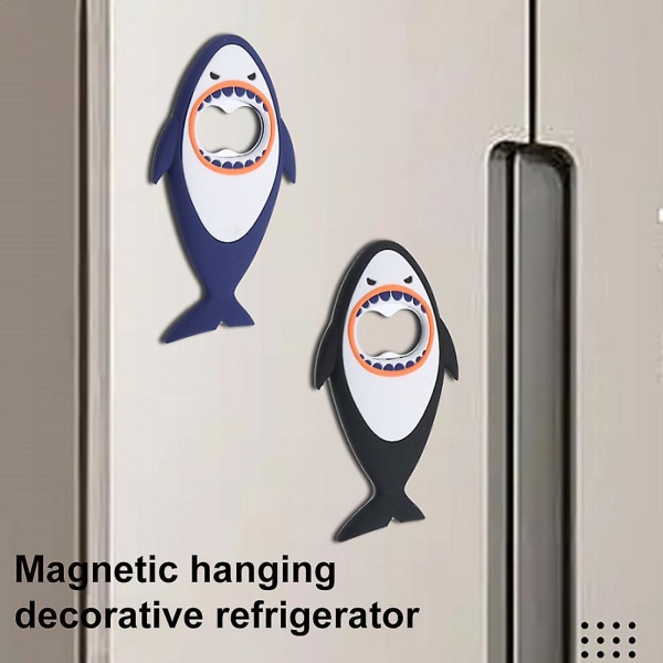 Öppningsflaska Haj Ölflasköppnare 1st Ölflasköppnare Söta Seriefigur Magnet 3d Haj Vinflasköppnare Grossist