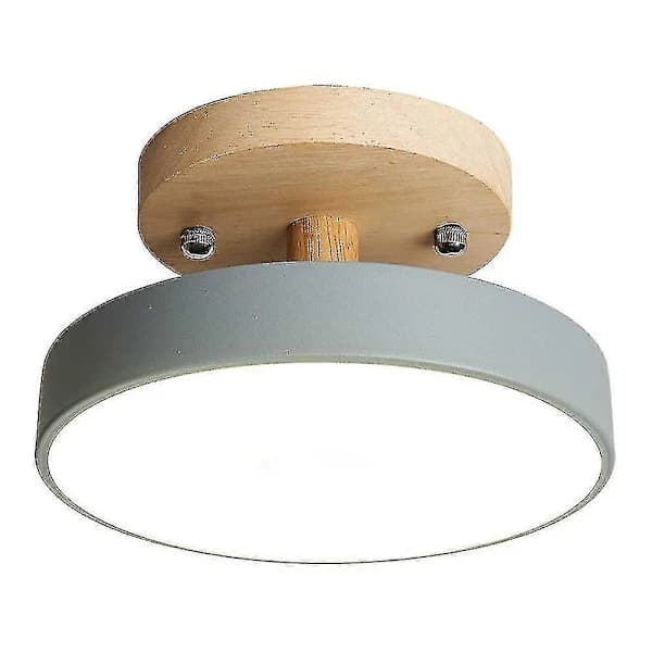 HA~Taklamper Moderne LED Nordisk Trebelysning Innendørs - Grå