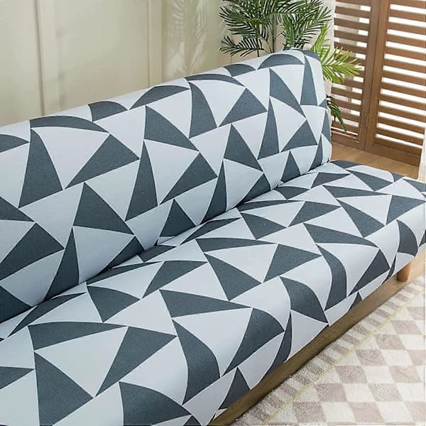 Sofa Cover for Armless Sleeper Sofa, 155-185 cm