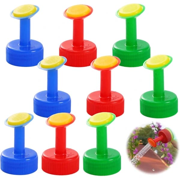 9 st Vattenkanna Flasklock Sprinkler Flasklock Vattenkanna Vattenflaskor Vattenkanna Munstycke för Flaskor Vattning