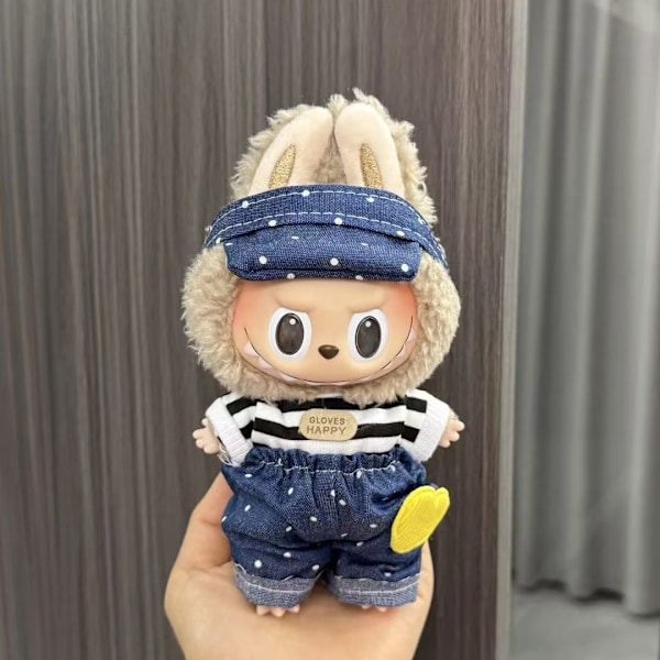 [HH] 17cm Labubu Kläder och Accessoarer Endast Designer, Dockor Ingår Ej, Labubus Original Klädset för La Bubu Docka for 17cm doll CN15
