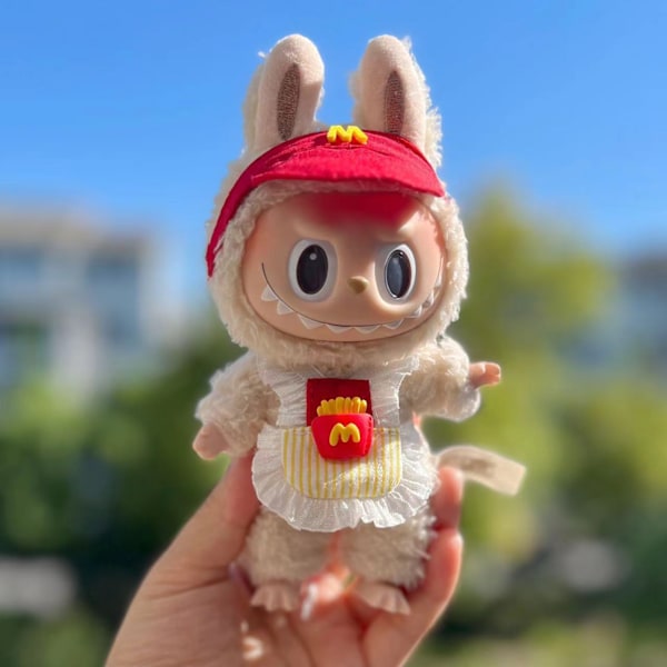 [HH] Kawaii Kläder Outfit Tillbehör för Kpop Labubu Idol Dockor Overall Set Kläder 30