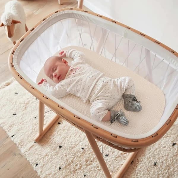 Elastiskt lakan för barn, muslin elastiskt lakan för barnvagnar Resesäng Elastiskt lakan Extra lakan 82*41cm