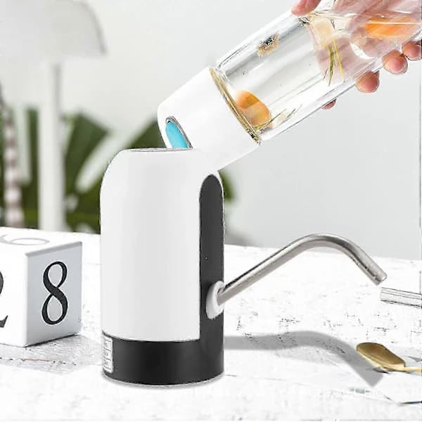 Vattenpump, USB-laddning Automatisk Dricksvattenpump Bärbar Elektrisk Vattendispenser Vattenbrytare