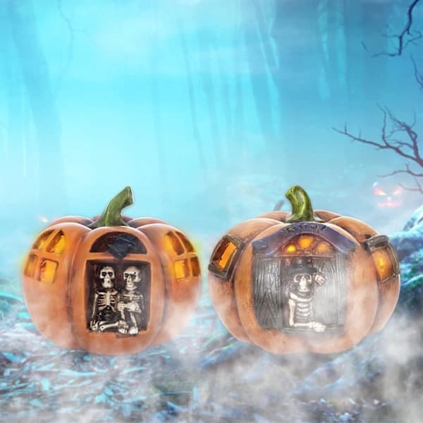 Halloween Græskar Jack-o'-lantern Ornament med Lampebordsdekoration