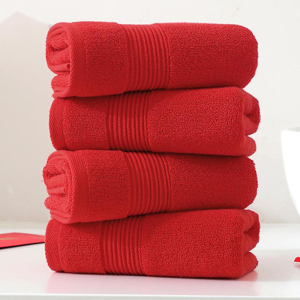 Röd 35X75  Hög kvalitet Ny 100%   Vuxen Män kvinnor  Present Vattenabsorption Hem Bad Handduk Ansiktshandduk