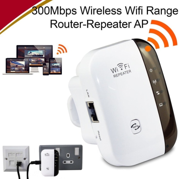 Wifi Extender Signal Booster Trådlös Internet Range Förstärkare