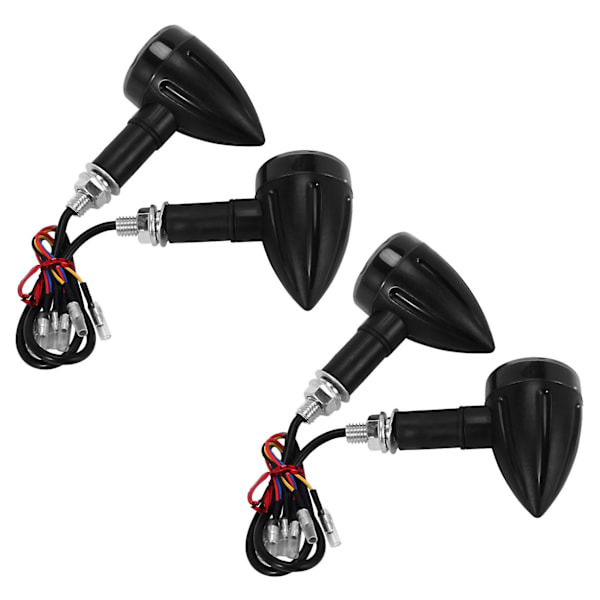 4 st motorcykel blinkers 6 LED-indikator Lokomotiv Universal blinkers