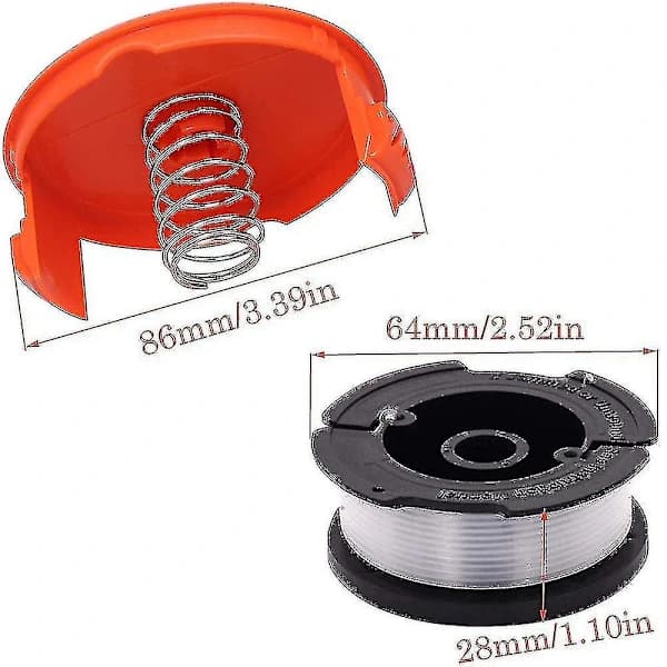 HA-Black+decker A6481 Spole + 6-pakning Tråd For Reflex TrimmerBY