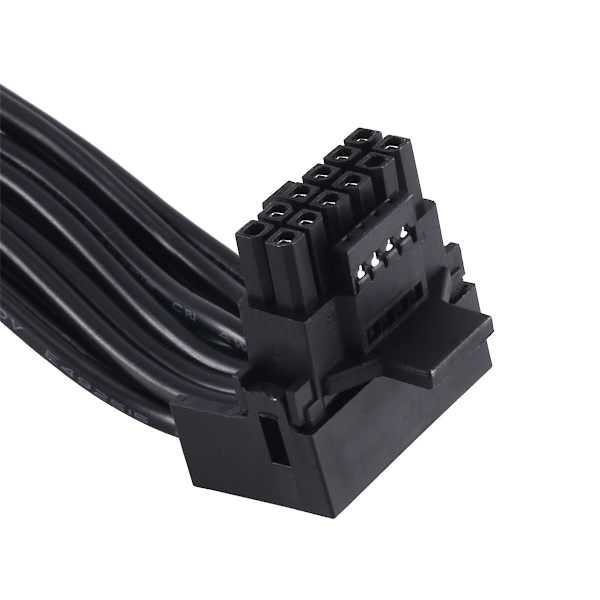 16-pin näytönohjain kyynärpää 12vhpwr suora pää kääntyvä pää kaapeli Pcie 5.0 kyynärpää kaapeli 12+4p 90 astetta