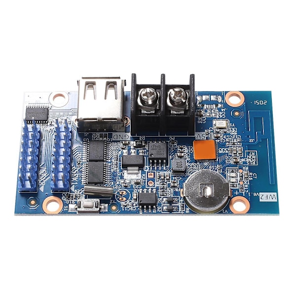 Hd-wf2 Asynkron 768wx64h Pixel 2xhub75 Rgb Sju Färger Liten Led-skärm Wifi Kontrollkort