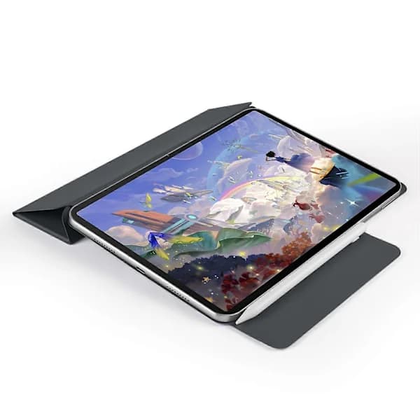 HA~Etui til Huawei MatePad 11.5 S PC+PU Læder Origami Stativ Magnetisk Tablet Beskyttelse - Sort