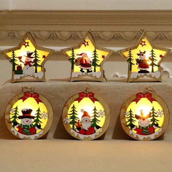 3 st julstrumpor Enfärgade ullstrumpor Julgodis presentstrumpor med tofs