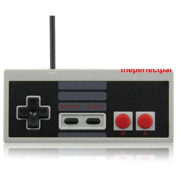 HA-To-pak nye erstatningscontrollere (ikke-mærke) til den originale NES-004-spilcontroller.