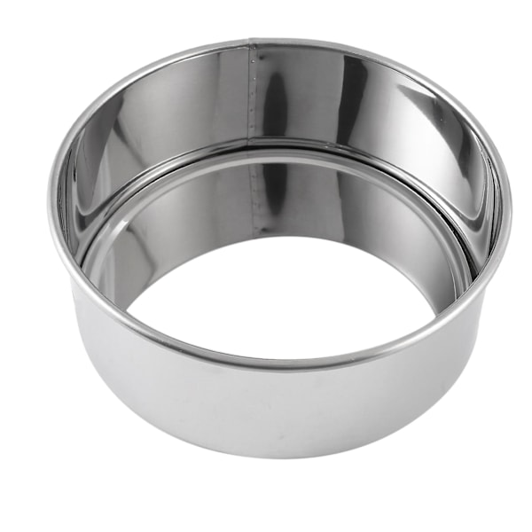 6 tommers rund kakeform for baking, rustfritt stål lagkakeformer sett med 3, mini kake bakeware