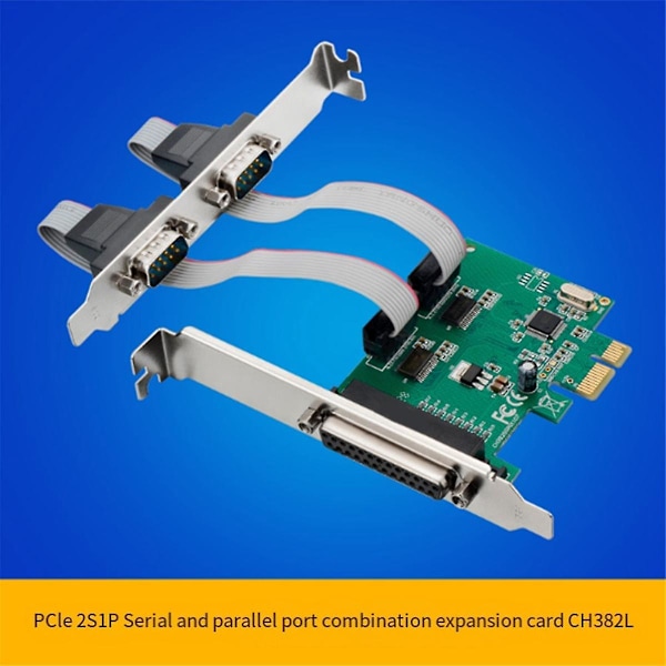 Utvidelseskort St36 Pcie X1 Ch382l 2s1p Industriell Rs232+ltp1 Skriv Ut Multifunksjonell Praktisk Utvidelse