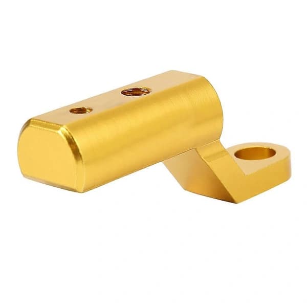 Extension Bracket for Rearview Mirror Base Hooks Support Holder for Motorcycles (Golden)