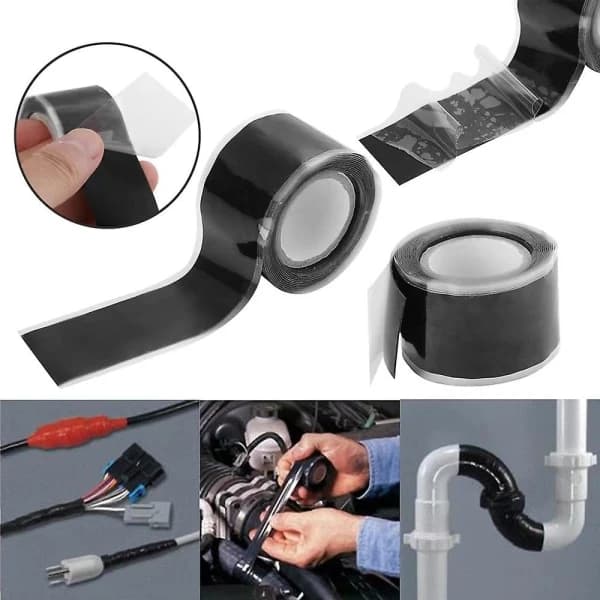 Rolls Grepptejp för Styren Självhäftande Silikontejp Styrtejp Silikongummiskydd för Pull-Up Stänger, 1 \" x 5ft