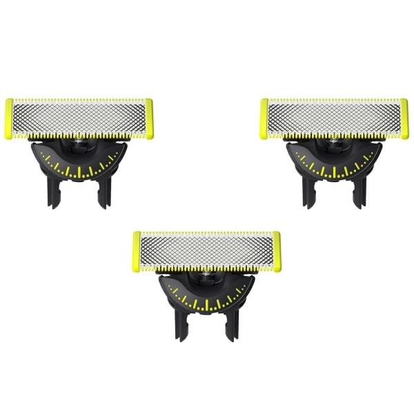 /HA/3-pakning Barberblad 360 Blader Kompatible med Philips Oneblade Erstatningsblader One Blade Pro Blader Med 360° Rotasjon