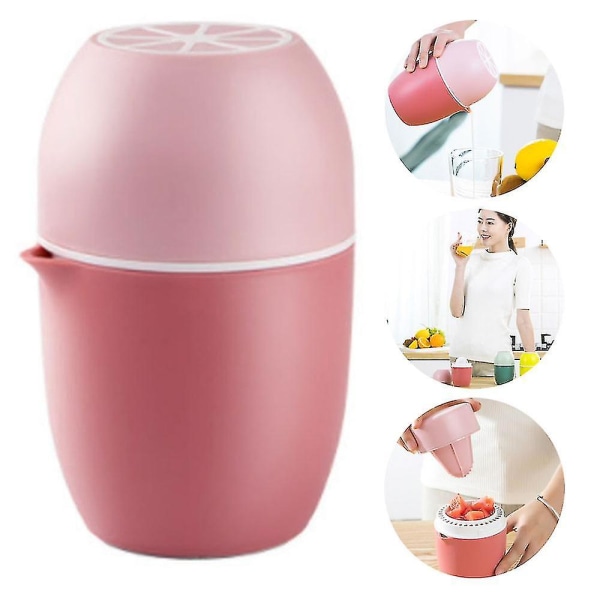 Manuell Juicer Mini Fruktjuicer Hånd Sitron Appelsin Sitruspress Kapasitet Maskin Fruktpress Verktøy