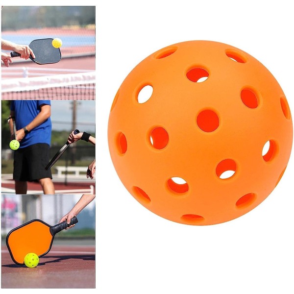 Hohtava pickleball-pallo, 40 reikää, kestävä, erityisesti suunniteltu standardi, harjoitus 74 mm pickleball-pallo aikuisille sisä- ja ulkokenttäpeleihin