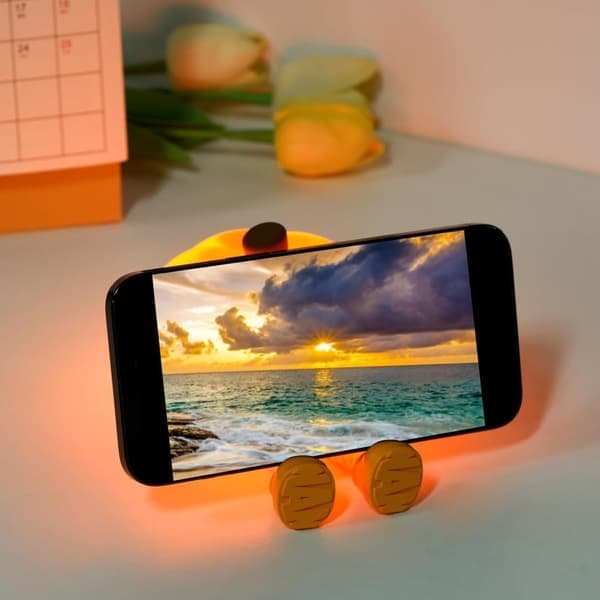 Gresskarlys LED, Silikon Touchlampe for Barn og Skrivebord, Oppladbar