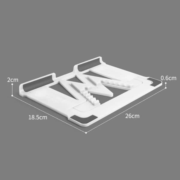 HA~Laptopstativ Stærk Bæreevne Effektiv Varmeafledning Foldbart Skrivebord Notebook Holder Kompatibelt Kontor La