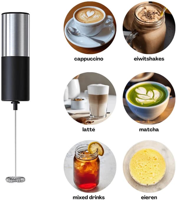 HA~Elektrisk melkeskummer kaffemaskin -