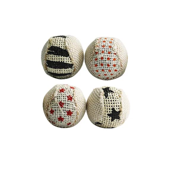 HA~Kattleksaksbollar, Kattleksaker för Innekatter, Interaktiva Kattleksaker för Kattungar, 4-pack
