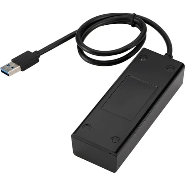 Høyhastighets 4-porters USB 3.0 Multi HUB Splitter Forlengelse