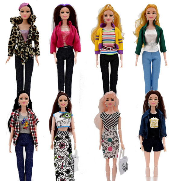 /HA/8-delars Bapyrene Princess Set Mode Enkelt Set Tillbehör