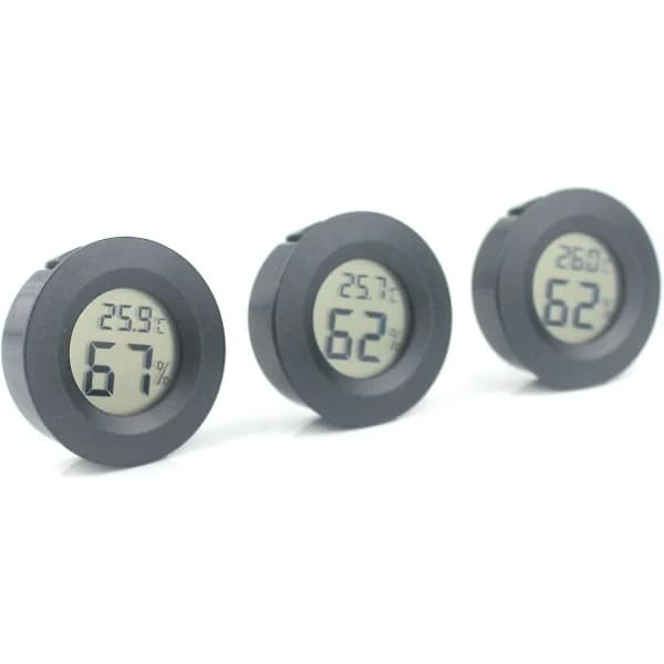 HA~Mini Digital Temperatur- og Fugtighedsmåler med LCD-Display