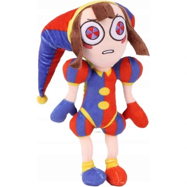 2 kpl Pehmolelu Amazing Digital Circus Pomeni ja Jax Pehmolelut 25cm [] harmaa