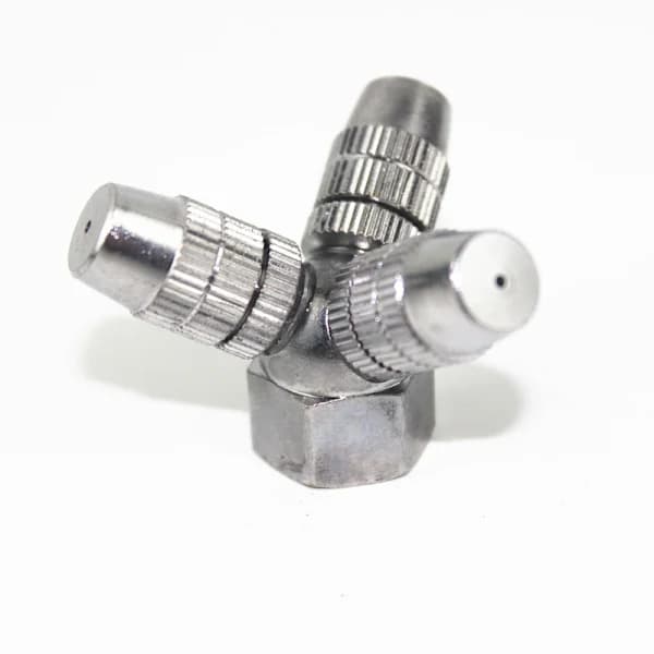 Sprøjtedyse - 5 stk. 3 hoveder G1/4 tommer hungevind havedamper