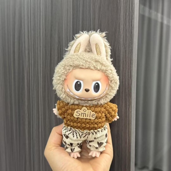 [HH] 17cm Labubu Kläder och Accessoarer Endast Designer, Dockor Ingår Ej, Labubus Original Klädset för La Bubu Docka for 17cm doll CN59