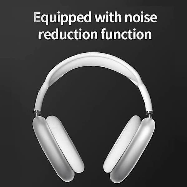 P9Max Bluetooth Headset Trådlöst Headset Fungerar med Apple Air MAS Bluetooth Hörlurar Svart
