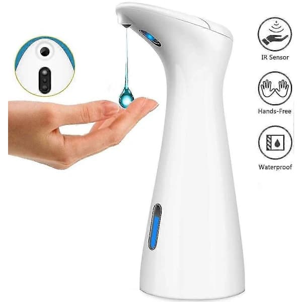 HA~Automatisk flytande tvåldispenser Tvålpump beröringsfri sensor Vit