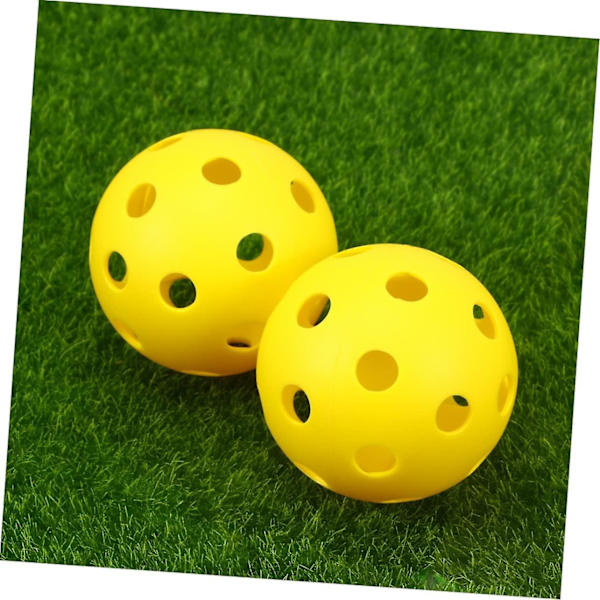 6 st övningsbollar i plast för barn, golfbollar, tillbehör för inomhus- och utomhusbruk