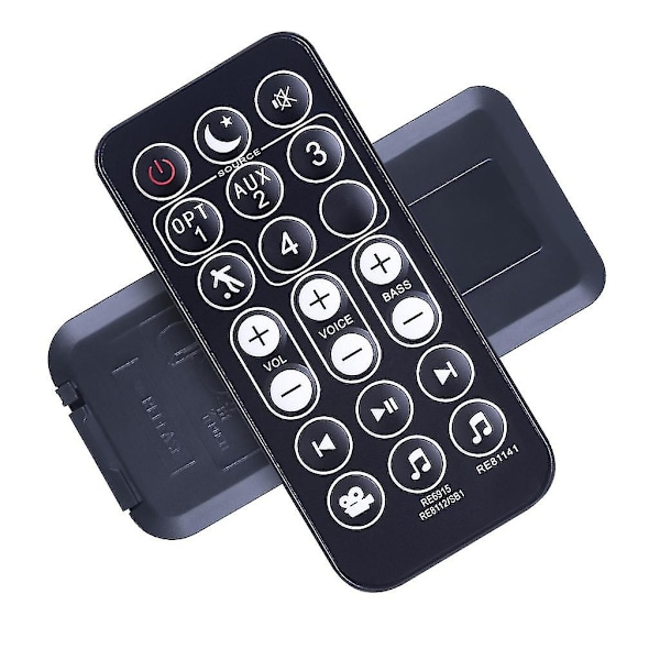 Bærbar fjernkontroll for lydplanke - Praktisk fjernkontroll i plast - Re69151 for Polk Audios