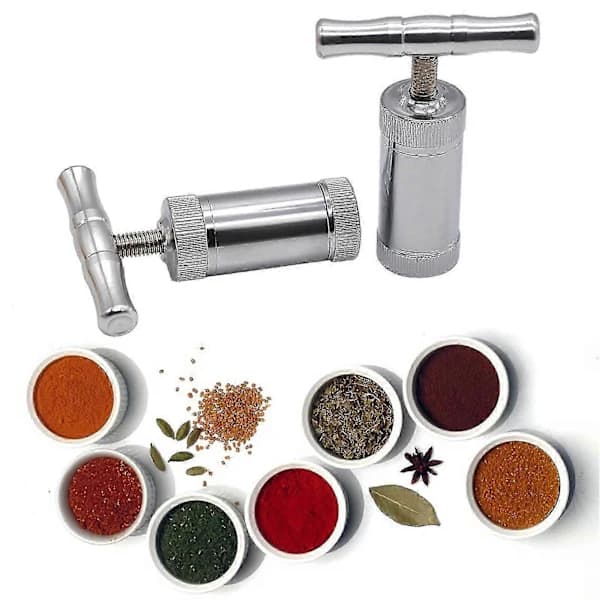 Ginger Press Ergonomic Handle Detachable High Strength Leak-proof Easy to Press Versatile Zinc Alloy T-shaped Garlic Press Tool
