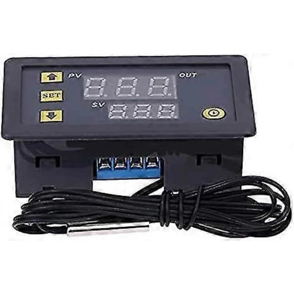 24V 20A W3230 LCD Digital Termostat Kontroller Regulator Høytemperaturalarm