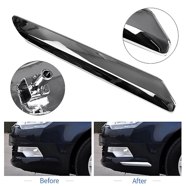 4 stk. Bil foran+bak støtfanger stripe deksel trim for Citroen C5 2009-2012