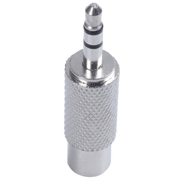 1 stk. 3,5 mm stereo han til RCA mono hun lydadapter, sølv & 1 stk. E27 smart kontrollampe LED