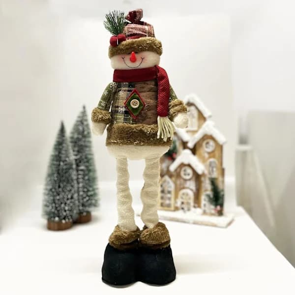 Stora stående julfigurer, bordsdekorationer, julgrans- och spiselprydnader. Älg Elk