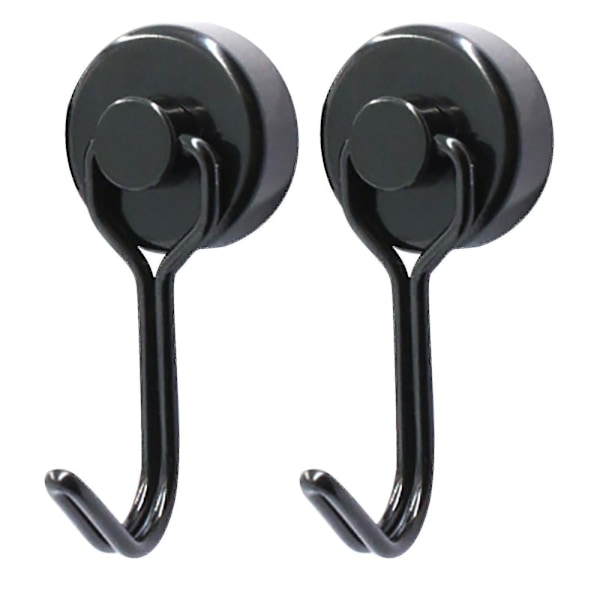 2pcs Rotatable Magnetic Magnet Nail-free Hook 20mm Refrigerator Kitchen Strong Magnetic Hook